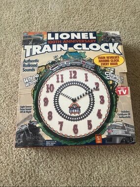 Lionel 100th Anniversary Train Wall Clock